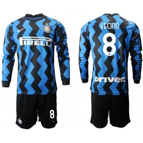 Inter Milan Dres Matias Vecino 8 Dječji Domaći 2020/21 Dugim Rukavima